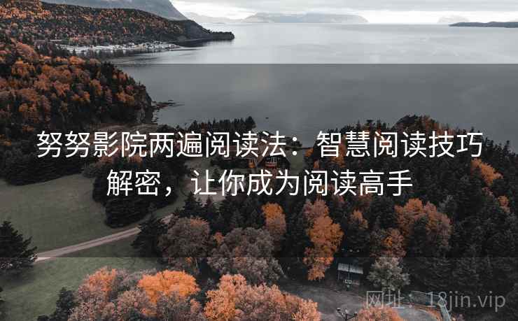 努努影院两遍阅读法：智慧阅读技巧解密，让你成为阅读高手