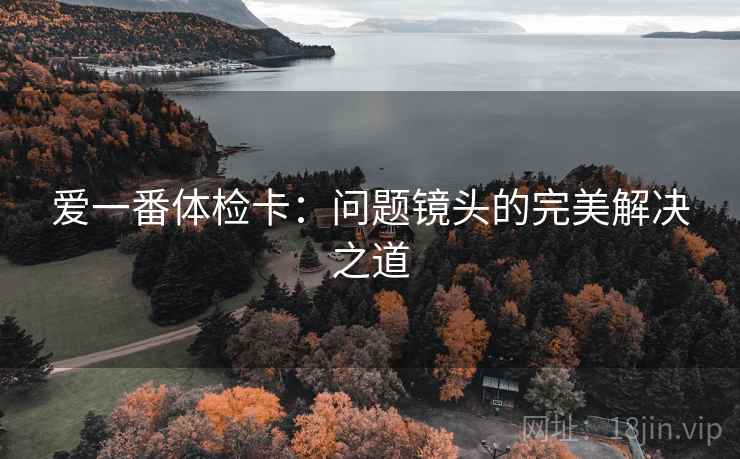 爱一番体检卡:问题镜头的完美解决之道 爱一番体检卡:问题镜头的完美解决之道